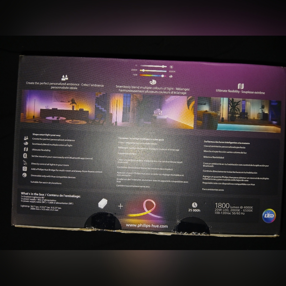 Philips Hue Gradient Lightstrip - Picture 2 of 4